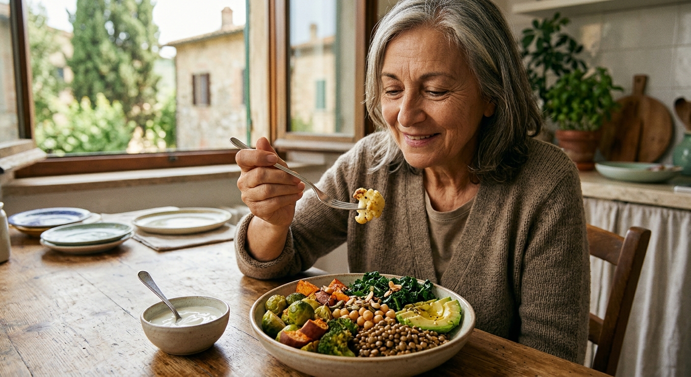 La dieta che piace al microbiota può aiutare il cervello dopo i 60 anni